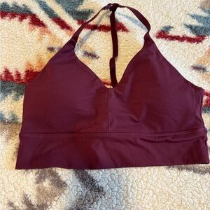 Alphalete Burgundy sports bra